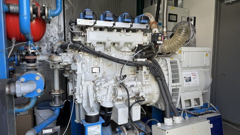 バイオガスプラントの発電機・コージェネレーションシステム